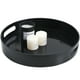 thumbnail image 1 of Bandeja redonda para servir, bandeja para mesa de centro, bandeja para servir con asas, bandeja decorativa redonda, bandeja de almacenamiento, bandeja para té, 1 of 5
