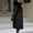 102#Black, variant on Women's Winter Casual Loose Fashion Color Pocket Zippered Tops Reversible Long Cotton Coat Summer Duster Coat Women'S Corduroy Shacket Jacket Shirts