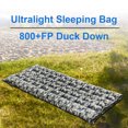 thumbnail image 2 of Ultralight Sleeping Bag 800+ Fill Power Duck Down Sleeping Bag for Camping Hiking Traveling, 2 of 8