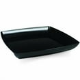 thumbnail image 2 of Elegant Black Simply Squared Plastic Tray - 12" (1 Pc) - Perfect for Parties, Events & Home Use, 2 of 3