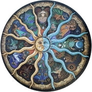 Cerem Round 26 inch Large Jigsaw Puzzle Game Educational Constellation 1000Pcs