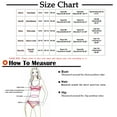 thumbnail image 3 of Traje de baño de dos piezas para mujer, sexy, de pecho alto, con contraste, degradado, dividido Fridja nalpqowj22798, 3 of 7