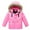 Pink, variant on LBECLEY Kids Winter Coat Size 7 Kids Boys Girls Winter Thicken Coat with Pocket Hooded Jacket Toddler Windproof Zipper Thick Warm Outwear Weight Jacket Pink 120