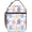 Easter Eggs Bows, variant on Orange Pink Green Bow Insulated Lunch Bag, Lunch Box for Office Travel, Lunch Bag for Men and Women