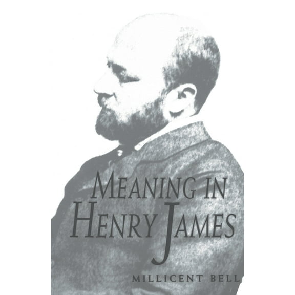 Meaning in Henry James (Paperback)
