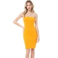 thumbnail image 3 of MixMatchy Women's Strapless Bodycon Sexy Cotton Fitted Mini Dress (Made in USA), 3 of 6