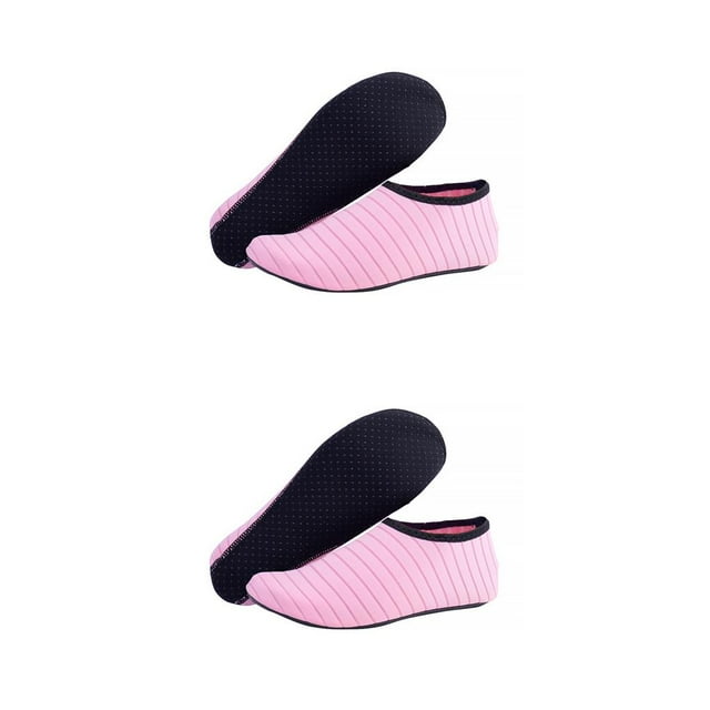 Eigraketly 1 par de zapatos de playa antideslizantes de secado rápido calcetines descalzos deportes acuáticos cómodos bajo el agua para adultos rosa XXL Type2 NO2 Eigraketly CBP218512