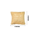 thumbnail image 3 of HongHeng Christmas Decorative Throw Pillow Covers Soft Faux Fur Pillow Cases Covers with Silver Snowflake Glitter Winter Pillowcases for Couch Sofa Bed Girls Room, 17 X 17 Inch, 3 of 6