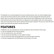 PTZ Security Speed Dome Camera 3D Keyboard Controller