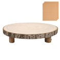 thumbnail image 2 of Wedding Cake and Cheese Board, Wood Cake Stand, 28cm Serving Platter Pedestal for Display Home Candle Holder Wedding Centerpiece Dessert, 2 of 9