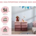 thumbnail image 5 of CZMDZH 3 Tier Storage Unit, 6 Drawer Chest Toy Organizer Plastic Bins for Bedroom Nursery Kindergarten Living Room for Boys Girls Toddlers, Pink, 5 of 17