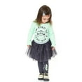 thumbnail image 2 of Star Wars The Child Baby & Toddler Girl Long Sleeve Top, Tutu, Leggings, and Hair Accessory, 4 Piece Outfit Set, Sizes 12M-5T, 2 of 4
