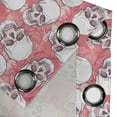 thumbnail image 4 of Ambesonne Grommet Curtain, , 50"x108", Coral and Dark Blue Grey, 4 of 5