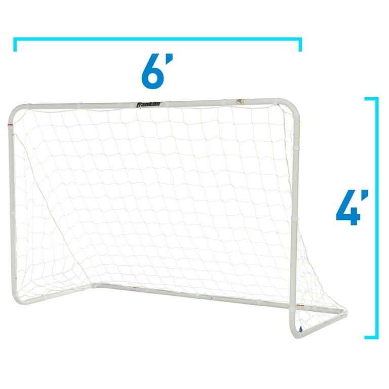 Franklin Sports 6' x 4' Portable Soccer Goal, Steel photo 6