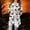 White, variant on Lutiedan Halloween Cardigan for Women Pumpkin Cat Scary Graphic Cardigan Long Sleeve Open Front Knitted Sweater Coat,Red