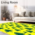 thumbnail image 2 of ODIKA 6'x9' Machine Washable Non-Slip Area Rug, Holiday Festive Christmas Tree Farm Seasonal Bath High Traffic Rug with Pad, Yellow, 653134, 2 of 8