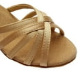 thumbnail image 4 of Htigea Women Ballroom Dance Shoes for Social Performance Professional Latin Practice Dancing Sandals 2.5" Heel, 4 of 5