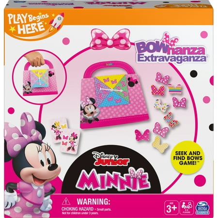 Disney Minnie Mouse Bownanza, Matching Board Game, for Families and Kids Ages 3 and up