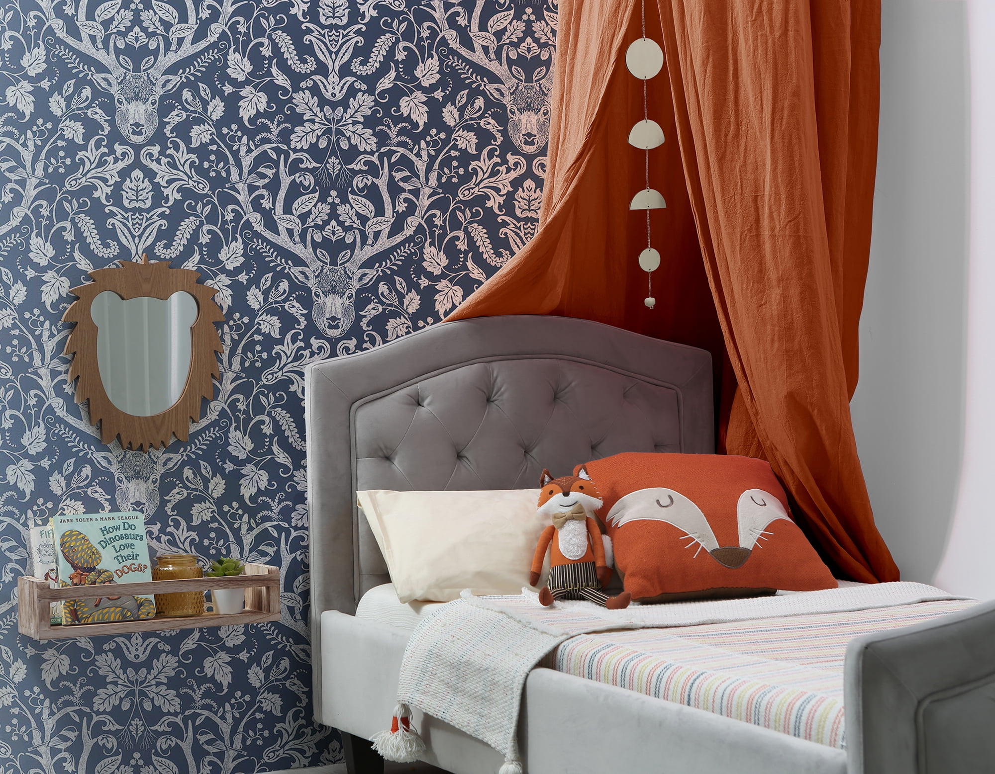 Second Story Home Ballad Toddler Bed, Dolphin Gray
