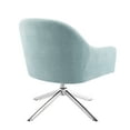 thumbnail image 6 of Linon Lassiter Mid-Century Accent Chair with Swivel, Seafoam Blue, 6 of 11