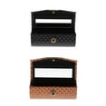 thumbnail image 1 of Lipstick Case with Mirror,PU Leather Lipstick Case Holder for Purse,Lipstick Box Holder,Lipstick Storage Case Box Black and Brown Sunnimix Estuche de pintalabios con espejo, 1 of 8