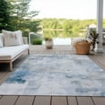 thumbnail image 6 of Addison Rugs Chantille Indoor/Outdoor Transitional Abstract Denim Washable Rectangle Rug, 10' x 14', 6 of 6