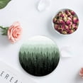 thumbnail image 4 of FMSHPON Nature Forest Landscape Decor, Watercolor Pine Trees Set of 4 Round Coaster for Drinks, Absorbent Ceramic Stone Coasters Cup Mat with Cork Base for Home Kitchen Room Coffee Table Bar Decor, 4 of 6