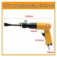thumbnail image 3 of 175mm Air Hammer Professional Handheld Pistol Gas Shovels 190Y Small Rust Remover Pneumatic Tools With 4 Chisels Set ,Wide Use, 3 of 6