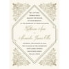 Deco Standard Wedding Invitation