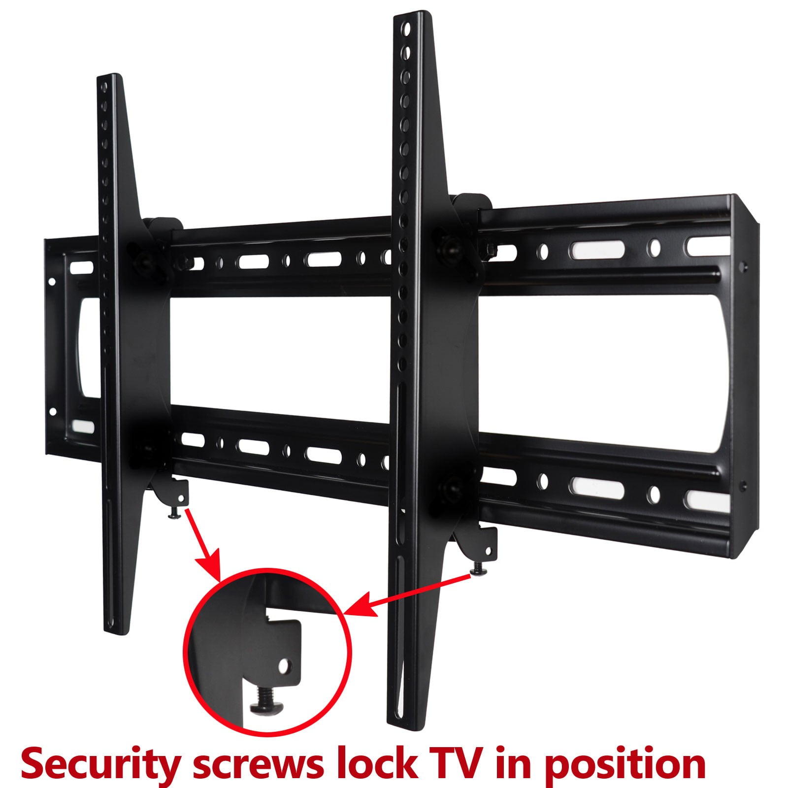 Black Adjustable Tilt/Tilting Wall Mount Bracket for Sharp Aquos LC-65SE94U 65 inch LCD HDTV TV/Television 