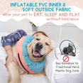 thumbnail image 3 of Miaocao Supet Inflatable Dog Cone Collar Alternative After Surgery, Doggie Neck Donut Collar Recovery ECollar for Post Surgery, Soft Dog Cone for Small Medium Puppies Cats, 3 of 6