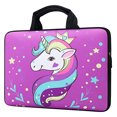 thumbnail image 2 of 15 15.4 15.6 pulgadas Manga portátil Case de bolsas de transporte de protección Neopreno Tote tableta bolso de cuaderno de portátil con mango para hombres (unicornio, 15 "), 2 of 2