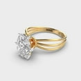 thumbnail image 3 of 1 Carat Beautiful IGI Certified Oval Cut Lab Grown Diamond Wedding Ring for Women Solid 14K Yellow Gold | Solitaire Diamond Engagement Ring | Size 8 Diamond-Capitals, 3 of 8