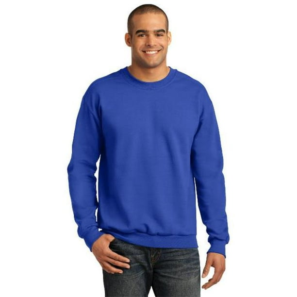71000 Crewneck Sweatshirt Royal Blue Blue Large Walmart