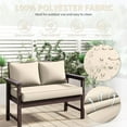 thumbnail image 4 of Kimunuk Outdoor Loveseat Cushion Set, 46" x 26" x 5" Waterproof Patio Furniture Cushions for Couch Bench Swing, Cream, 4 of 6