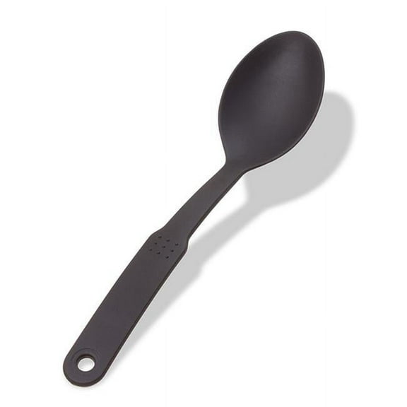 Crestware Solid Serving Spoon,Black,12 in. L NY8