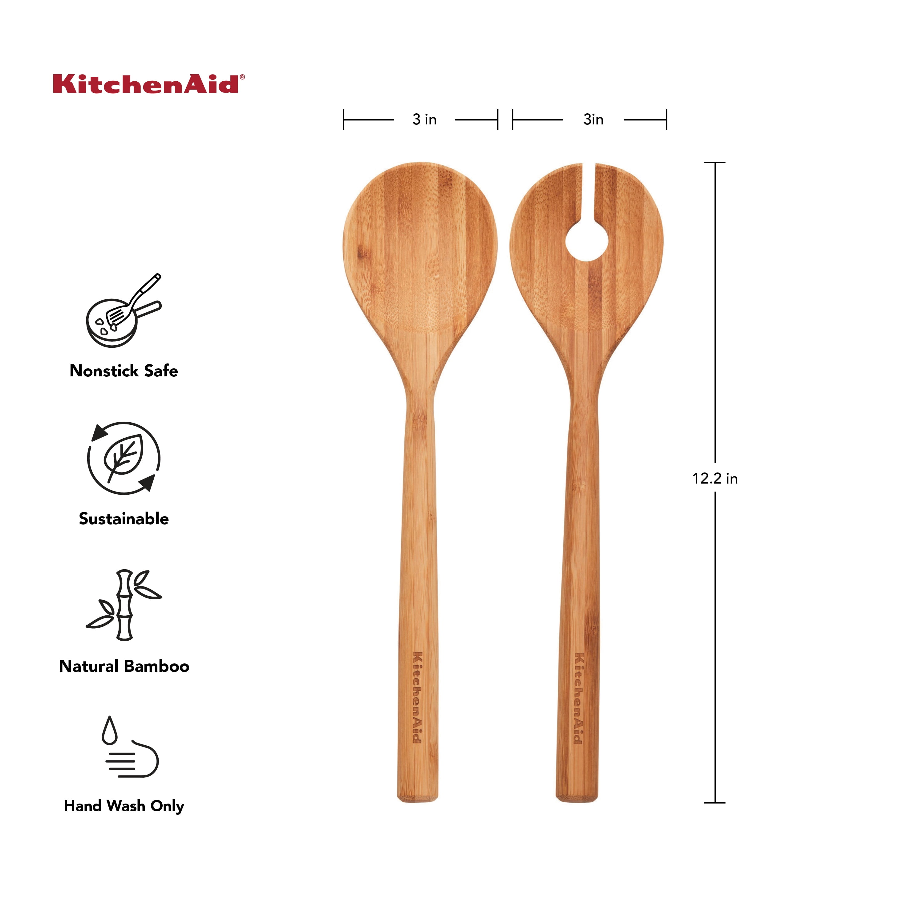 Kitchenaid Universal Bamboo Salad Server Set