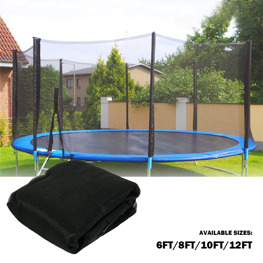 Trampoline Protective Net,Premium Nylon Replacement Safety Net for Trampoline,6ft 8ft 10ft 12ft Garden Trampoline Replacement Net Net Only Net On The Outside,Tear and Weather-Resistant 