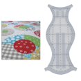 thumbnail image 4 of veasfak Quilting Template Quilt Stencils Ruler Quilting Making Templates Sewing Quilting Wave Style, 4 of 9
