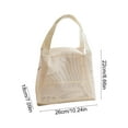 thumbnail image 2 of Mesh Toiletry Bag, Large Capacity Travel Shower Bag with Zipper, Breathable Wash Bag for Toiletries, Hanging Organizer for Beach, Gym, Dorm, and Camping, 2 of 6