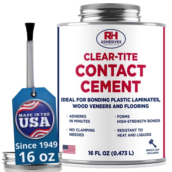 Clear-Tite Contact Cement, 16 oz. can - RH Adhesives