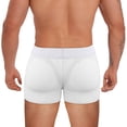 thumbnail image 4 of MANIFIQUE Men's Underwear Boxer Briefs Tummy Control Body Shaper Enhance Butt Lifter Shapewear with Removable Padded, 4 of 6
