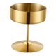thumbnail image 1 of Vaso de postre de acero inoxidable con base alta para helado, de metal, reutilizable, para refrigerios y dulces. Oro 200ML, 1 of 9