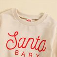 thumbnail image 5 of HCNTES Baby Boy Winter Clothes Toddler Baby Boy Thanksgiving Christmas Outfits Letter Thanksgiving Print Sweatshirts Tops Long Pants Baby Boys Clothes Set Toddler Boys Kids 2PCS Set Outfits, 5 of 7