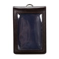 thumbnail image 3 of lionlar Holder Card Sleeve Card Case Soft Reusable with Clear Window Vertical Type Dark Coffee, 3 of 9