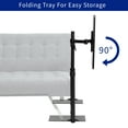 thumbnail image 5 of VIVO Black 20 inch Over Couch Swivel Table, Laptop Desk for Remote Work, 5 of 8