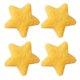 thumbnail image 1 of Horquillas de estrella 4 piezas Horquillas de estrella amarillas Color sólido Esponjoso Suave Antideslizante Decoración para el cabello Estilo dulce portátil Pentagrama Flequillo Clips Pinzas para pei, 1 of 5