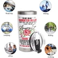thumbnail image 6 of to My Daughter In Law Tumbler Personalized Coffee Tea Wine Tumbler Custom Name Tumbler Gift for Valentine''s Day Wedding Anniversary From Mother In Law, 6 of 6