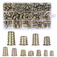 thumbnail image 1 of 230 piezas de tuercas de inserción roscadas, kit de herramientas de surtido de tuercas de inserción de madera roscadas, 11 tamaños métricos M4/M5/M6/M8/M10 Tornillo hexagonal para muebles, 1 of 5
