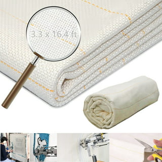 1x1m Cloth Cloth Marked Lines for Machine Embroidery, Size: 1x1meter, Beige